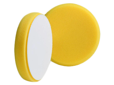 Almohadilla de corte mediano de espuma amarilla de 6"