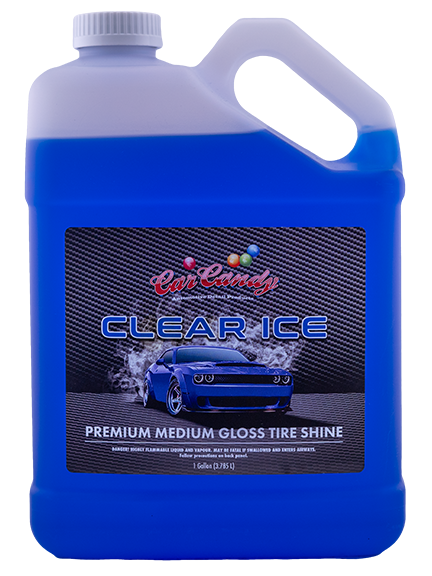 blue shine tire dressing Clear Ice (Dyed Blue) Medium Gloss Tire Dressing 1 Gallon