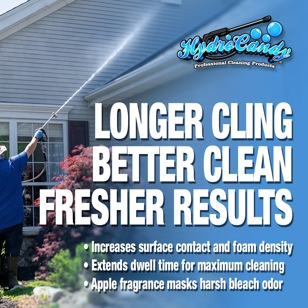 Apple Scented House Wash Surfactant with Bleach Enhancer **NEW**