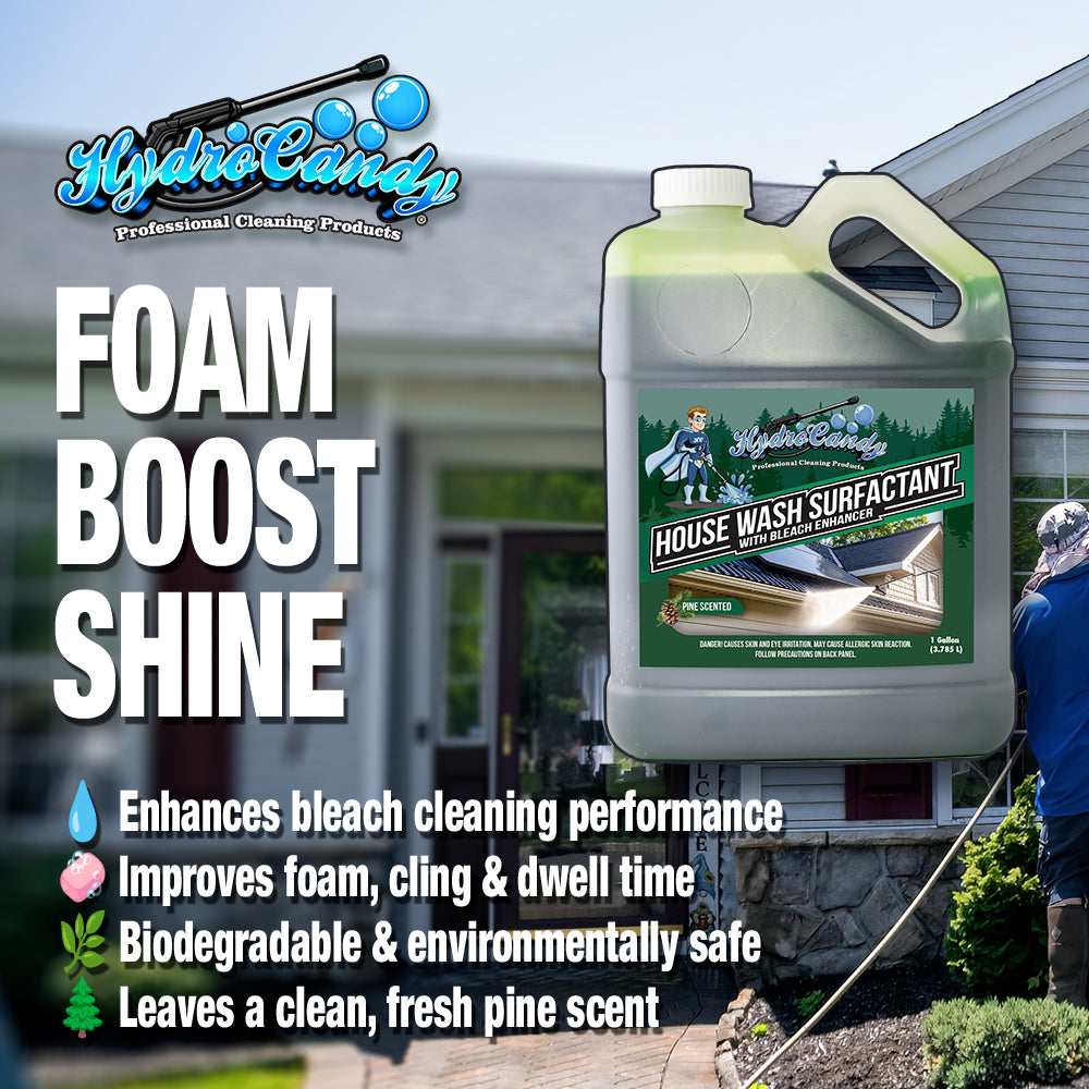 Pine Scented House Wash Surfactant with Bleach Enhancer **NEW**