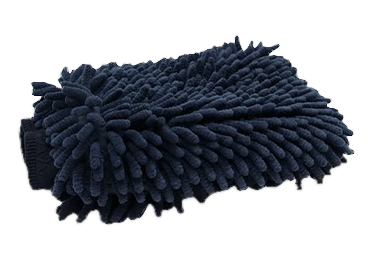 Guante de lavado de microfibra negro