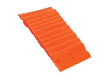 Hojas de afeitar de plástico de doble filo afiladas - Paquete de 100