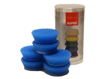 Almohadilla de espuma gruesa azul Rupes Nano de 1,5" (40 mm) - Paquete de 6