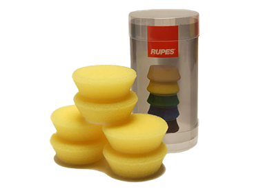 Almohadilla de espuma fina amarilla Rupes Nano de 1,5" (40 mm) - Paquete de 6