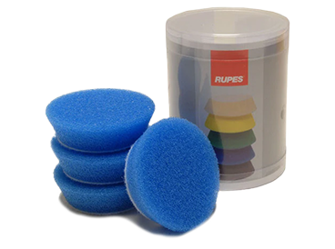 Almohadilla de espuma gruesa azul Rupes de 70 mm (3") - Paquete de 4