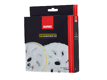Almohadillas de microfibra fina amarillas Rupes de 6" (150 mm) - Paquete de 2