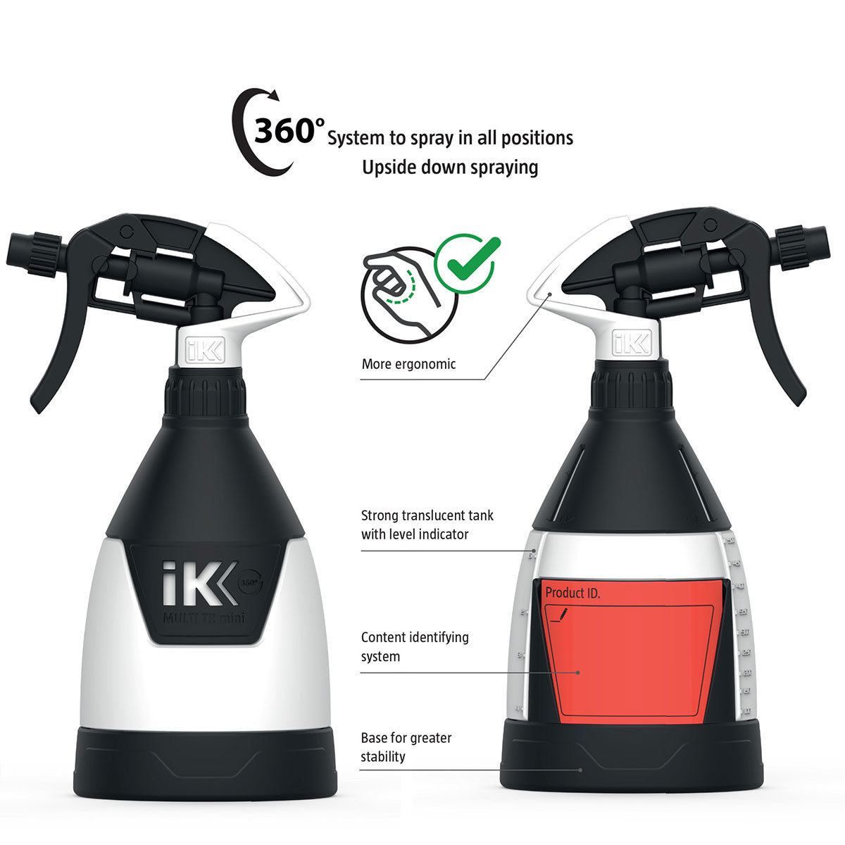 Pulverizador con gatillo iK Multi TR Mini 360