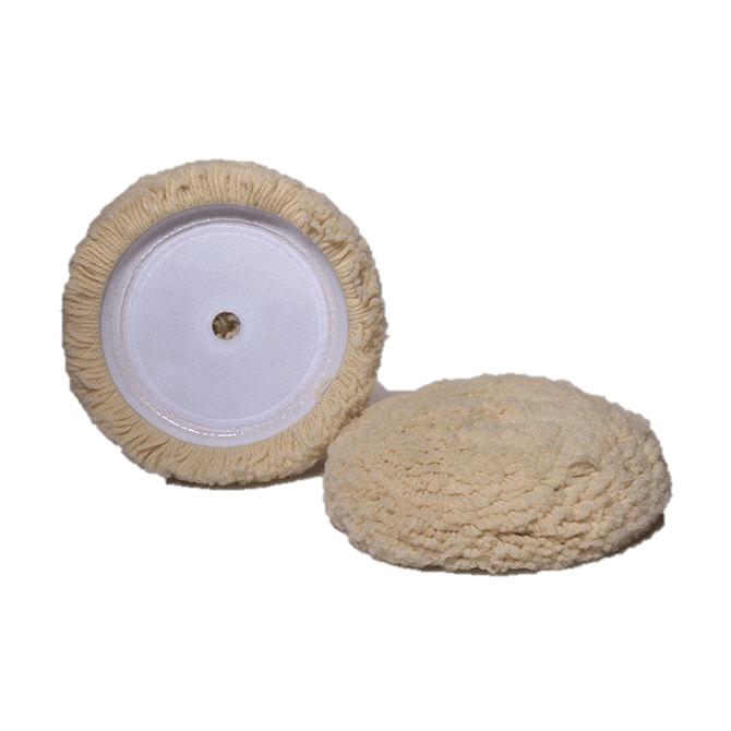 Almohadilla de corte de lana blanca de 7,5"