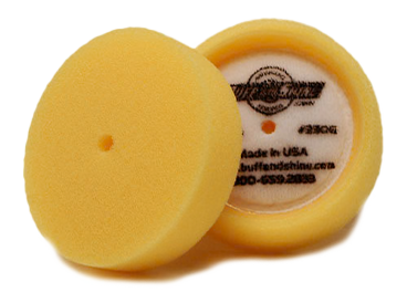 3" Yellow Foam Polishing Pads- 2 Pk