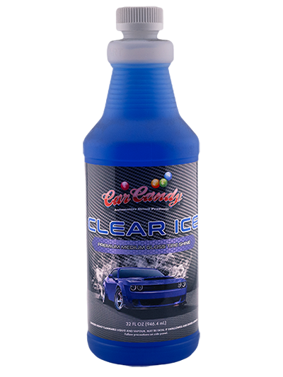 Clear Ice (Dyed Blue) Medium Gloss Tire Dressing