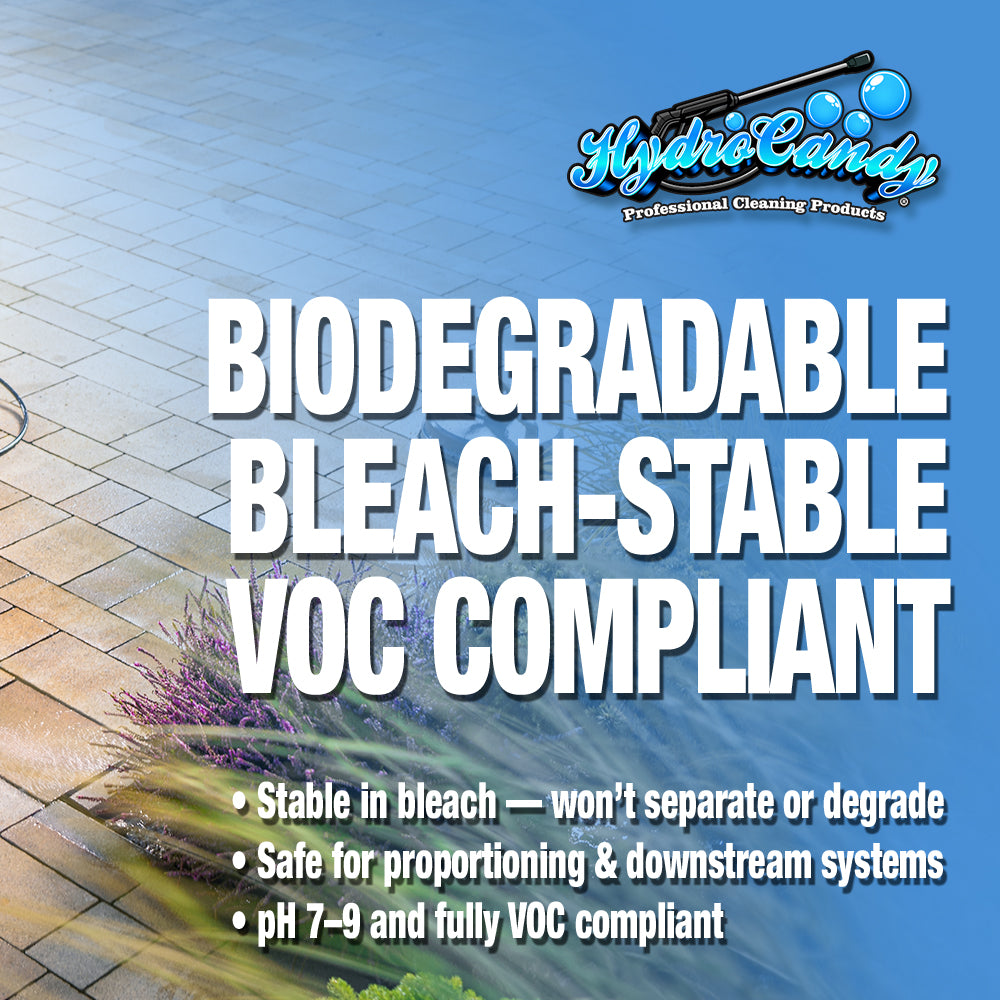 Apple Scented House Wash Surfactant with Bleach Enhancer **NEW**