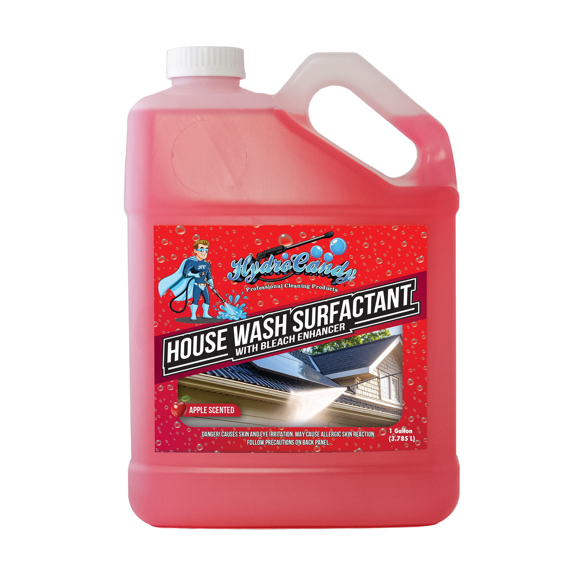 Apple Scented House Wash Surfactant with Bleach Enhancer **NEW**