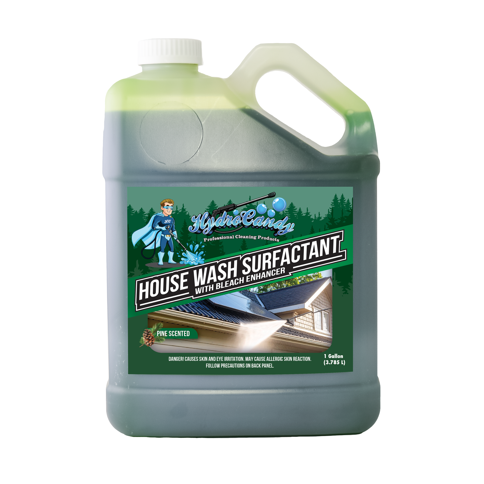 Pine Scented House Wash Surfactant with Bleach Enhancer **NEW**