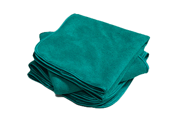 15"X25" Green Deluxe Detailing Microfiber Towel